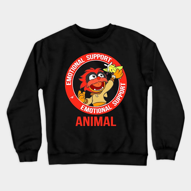 Emotional Support Crewneck Sweatshirt by nodaiaku